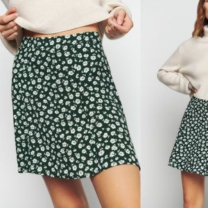 Reformation Floral Flouncy Skirt